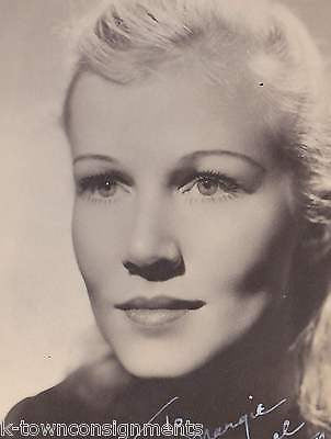 JULIE HAYDON EARLY STAGE & FILM ACTRESS ORIGINAL AUTOGRAPH SIGNED STUDIO PHOTO - K-townConsignments