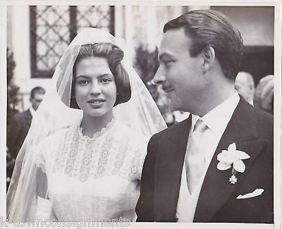 PRINCESS IRA FUERSTENBERG AUSTRIA WEDDING PRESS PHOTO - K-townConsignments
