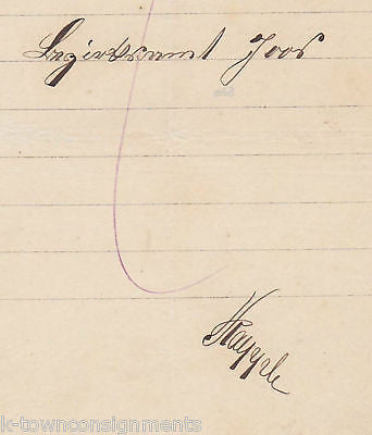 OLD GERMAN TELEGRAM DOCUMENT 1870 GERMANY COMMUNICATIONS CORRESPONDENCE LETTER - K-townConsignments