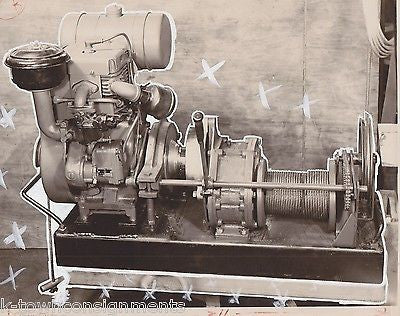 SASGEN DERRICK CHICAGO INDUSTRIAL MACHINERY Co VINTAGE ADVERTISING PROMO PHOTO - K-townConsignments