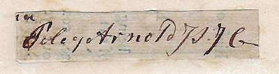PELEG ARNOLD CONTINENTAL CONGRESS RHODE ISLAND SUPREME COURT AUTOGRAPH SIGNATURE - K-townConsignments