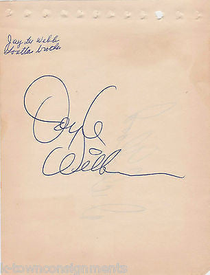DOYLE WILBURNS & DICK FLOOD COUNTRY MUSIC SINGERS VINTAGE AUTOGRAPH SIGNATURES - K-townConsignments