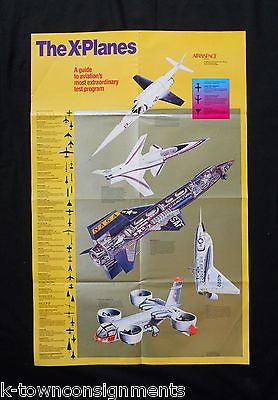 US AIR FORCE X-PLANES EXPERIMENTAL MILITARY AVIATION VINTAGE GRAPHIC ART POSTER - K-townConsignments