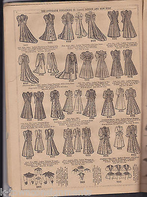 E. BUTTERICK & CO VICTORIAN WOMENS DRESSES ANTIQUE FASHION CLOTHING CATALOG 1894 - K-townConsignments