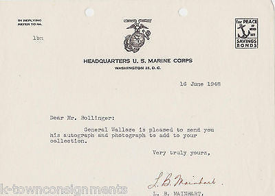 GENERAL WILLIAM WALLACE US MILITARY DISTINGUISHED SERVICE AUTOGRAPH SIGNED PHOTO - K-townConsignments