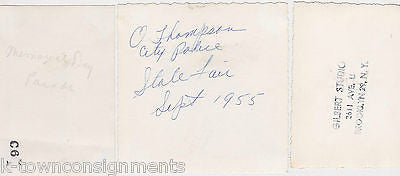 POLICEMEN IN UNIFORM & ON HORSE VINTAGE SNAPSHOT PHOTOGRAPHS LOT - K-townConsignments