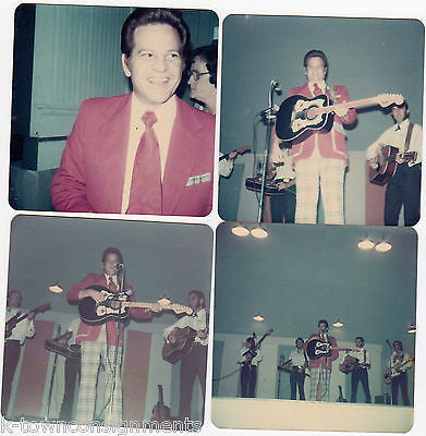 JOHNNY DOLLAR COUNTRY MUSIC SINGER ORIGINAL FAN CONCERT SNAPSHOT PHOTOS LOT - K-townConsignments