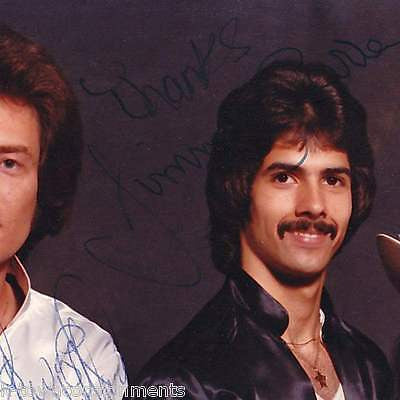 JIMMY AND SOUTHERN SPICE NASHVILLE MUSIC SINGERS VINTAGE AUTOGRAPH SIGNED PHOTO - K-townConsignments