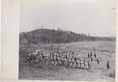 V-FORMATION 27th DIVISION FORT McCLELLAN VINTAGE WWII MILITARY FILE PHOTO - K-townConsignments