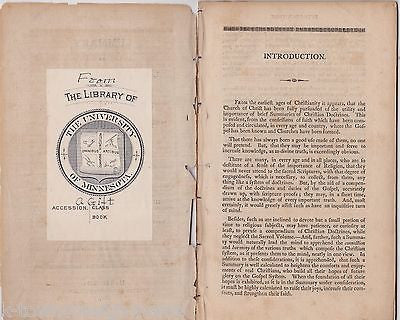 CHRISTIAN DOCTRINE & PRACTICE FOR NEW WORLD SETTLERS CT MISSIONARY BOOKLET 1804 - K-townConsignments