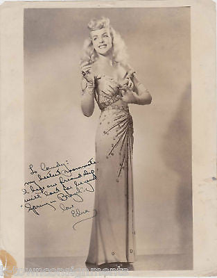 EDNA SPRING IN BRAZIL ACTRESS AUTOGRAPH SIGNED PHOTO - K-townConsignments