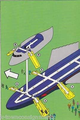 BRITISH AIRWAYS BOEING 747 IN-FLIGHT CABIN SAFETY ON BOARD GRAPHIC INSERT - K-townConsignments