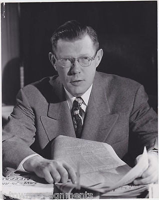 JAMES HAGERTY 1950s PRESS SECRETARY VINTAGE PRESS PHOTO - K-townConsignments