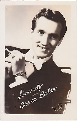 Bruce Backer Bruce Baker Hollywood Movie Actor Vintage Studio Promo Photo – Ephemera ...