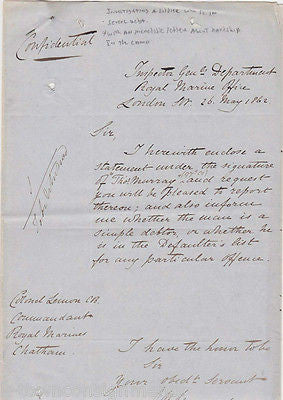 ANTHONY STRANSHAM ROYAL MARINES BRITISH MILITARY AUTOGRAPH SIGNED CONFIDENTIAL - K-townConsignments