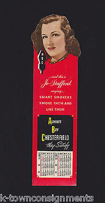 PERRY COMO JO STAFFORD SINGERS VINTAGE NBC CHESTERFIELD CIGARETTES ADVERTISING - K-townConsignments