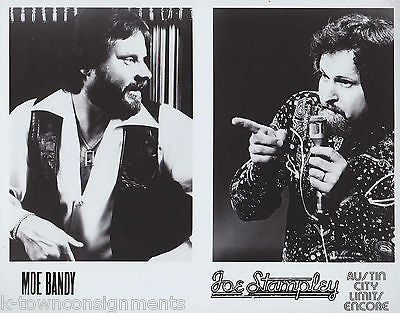 Moe Bandy & Joe Stampley Country Music Vintage Austin City Limits Promo Photo - K-townConsignments