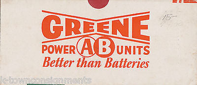 GREENE AB POWER UNITS VINTAGE GRAPHIC ADVERTISING SALES FLYER - K-townConsignments