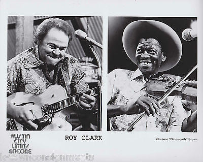 Roy Clark & Clarence Brown Country Music Vintage Austin City Limits Promo Photo - K-townConsignments