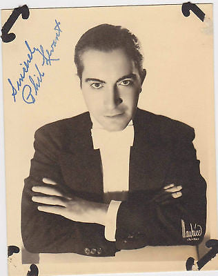 PHIL LEVANT BIG BAND MUSICIAN AUTOGRAPH SIGNED PHOTO - K-townConsignments