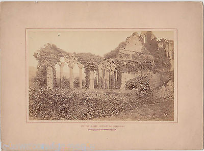 TYNTERN TINTERN ABBEY WHALES ENGLAND ANTIQUE ALBUMIN PHOTOGRAPHS - K-townConsignments