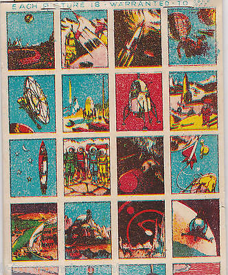SPACE TRAVELERS ASTRONAUTS VINTAGE MP & Co KIDS TRANSFER STICKERS STORE DISPLAY - K-townConsignments