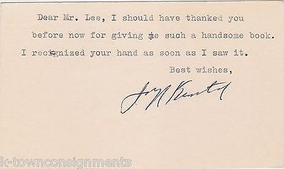 JOSEPH WOOD KRUTCH HENRY DAVID THOREAU BIOGRAPHER AUTOGRAPH SIGNATURE CARD - K-townConsignments
