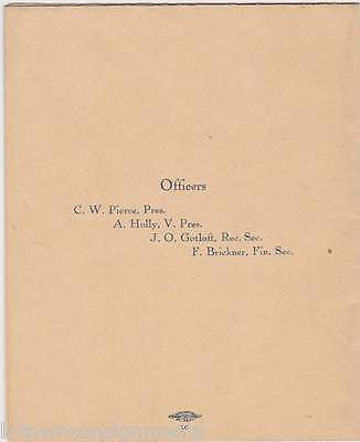 BROTHERHOOD OF LOCOMOTIVE FIREMEN & ENGINEMEN 1916 ANNUAL BALL PROGRAM - K-townConsignments