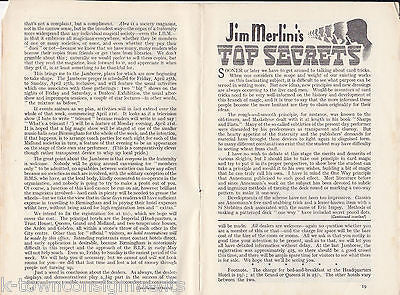 ABRACADABRA VINTAGE MAGICIAN MAGIC CARD TRICKS ABRA CADABRA MAGAZINES 1950s - K-townConsignments