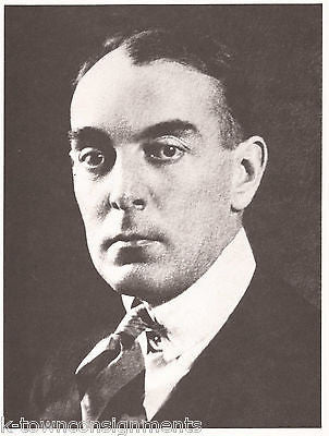 Ring Lardner Short Story Writer Vintage Portrait Gallery Poster Photo Print - K-townConsignments