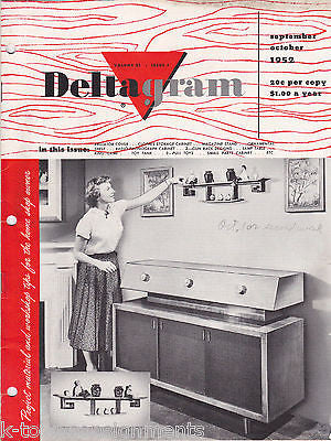 DELTA GRAM FUNKY 1950s VOL 21 NO 5 FURNITURE MAD MEN HOME DECOR PHOTO MAGAZINE - K-townConsignments