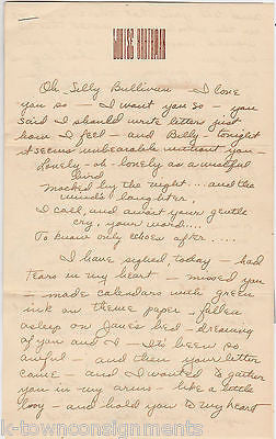 BILLY SULLIVAN WHITE SOX BASEBALL CATCHER VINTAGE GOLF DRAWING & LOVE LETTERS - K-townConsignments