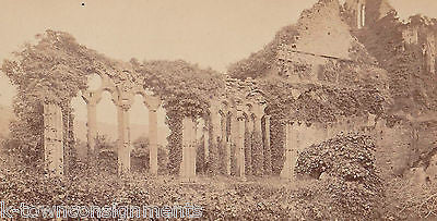 TYNTERN TINTERN ABBEY WHALES ENGLAND ANTIQUE ALBUMIN PHOTOGRAPHS - K-townConsignments