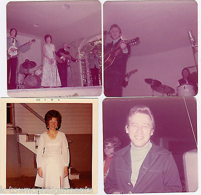 AL SHADE & WIFE COUNTRY MUSIC SINGER ORIGINAL FAN CONCERT SNAPSHOT PHOTOS LOT - K-townConsignments