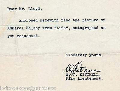 W.J. KITCHELL WWII SOUTH PACIFIC SIGNED STATIONERY 1944 - K-townConsignments