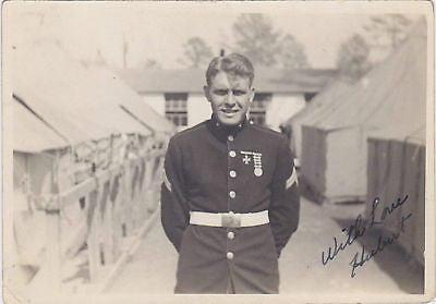 WWII MARINE SOLDIER'S IDed PHOTO & DOCUMENT LOT - K-townConsignments