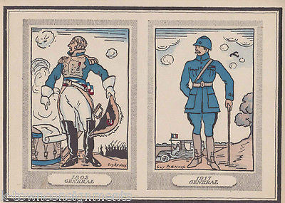 FRENCH GENERAL GUY ARNOUX GRAPHIC ART POSTER PRINT - K-townConsignments