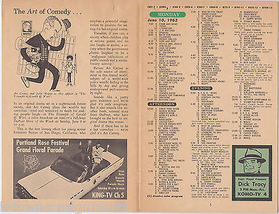 CHANNEL TV GUIDE AUTOGRAPH SIGNED LETTERHEAD T.V. JONES TO ART CARNEY JUNE 1963 - K-townConsignments