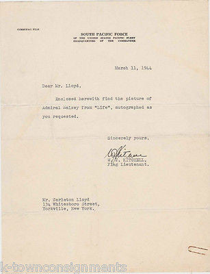 W.J. KITCHELL WWII SOUTH PACIFIC SIGNED STATIONERY 1944 - K-townConsignments