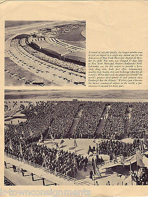 LA GUARDIA AIRPORT 1939-1964 VINTAGE 25th ANNIVERSARY NY NJ ILLUSTRATED BOOKLET - K-townConsignments