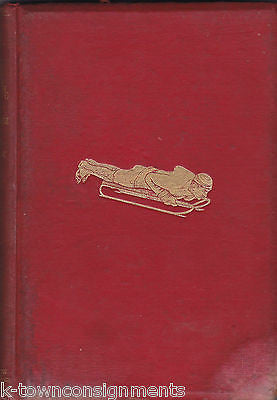 NOTES ON TOBOGGANING AT St. MORITS ANTIQUE AUTHOR SIGNED SPORT BOOK BY COOK 1896 - K-townConsignments
