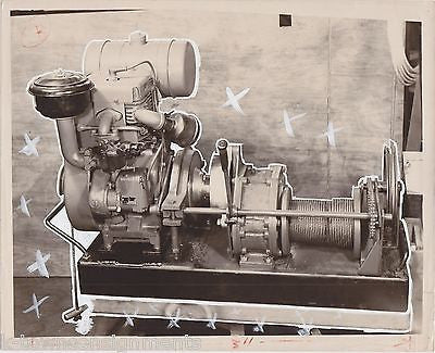 SASGEN DERRICK CHICAGO INDUSTRIAL MACHINERY Co VINTAGE ADVERTISING PROMO PHOTO - K-townConsignments