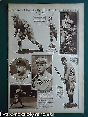 ROGER HORNSBY BASEBALL JACK DEMPSEY BOXING VINTAGE NEWS PHOTO POSTER PRINT - K-townConsignments