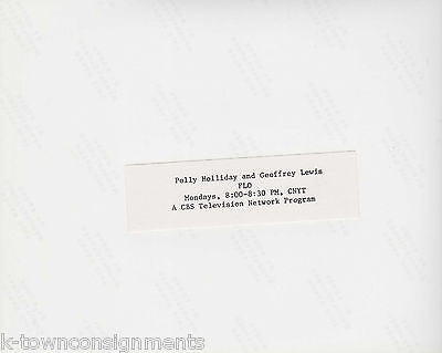 Polly Holliday & Geoffrey Lewis FLO TV Movie Actor Vintage Press Photo - K-townConsignments