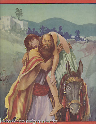 STORIES JESUS TOLD BIBLE HEROES HEROINES ILLUSTRATED VINTAGE PARABLES BOOK 1941 - K-townConsignments