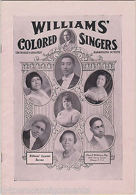 CLARA WILLIAMS JUBILEE SINGERS ANTIQUE 1920s AFRICAN AMERICAN SINGERS MUSIC BOOK - K-townConsignments