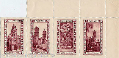 MEXICO QUERETARO IXTACCIHUATL MUSEO NACIONAL VINTAGE GRAPHIC POSTAGE STAMPS - K-townConsignments