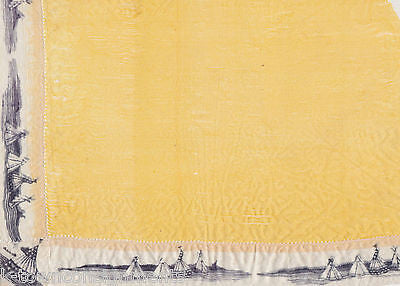 AT HOME ON THE RANGE! VINTAGE COWBOY & BUCKING BRONCO GRAPHIC SILK SCARF - K-townConsignments