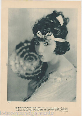 BEBE DANIELS & ELLIOT DEXTER EARLY MOVIE ACTORS VINTAGE 1920s PHOTO PRINT - K-townConsignments