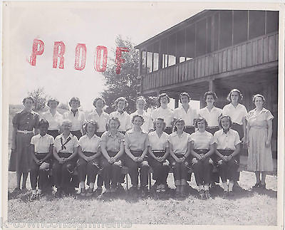 CAMP FIRE GIRLS USA YOUNG LADIES IN UNIFORM VINTAGE PROMO PHOTOS LOT - K-townConsignments